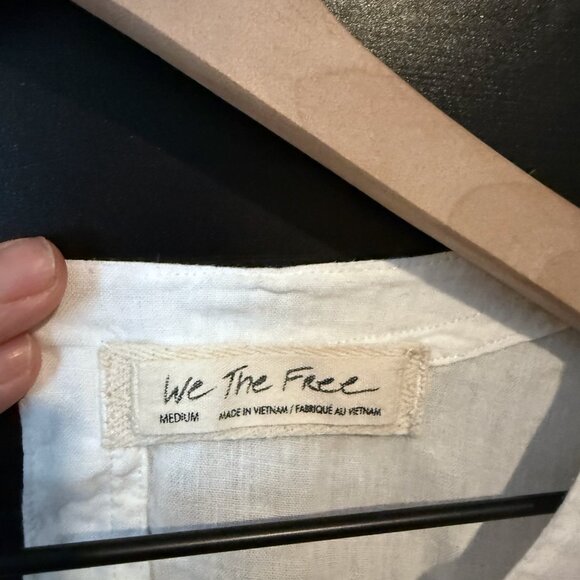 Free People | We the Free Moon City Linen Top | Size Medium | EUC - Picture 2 of 9